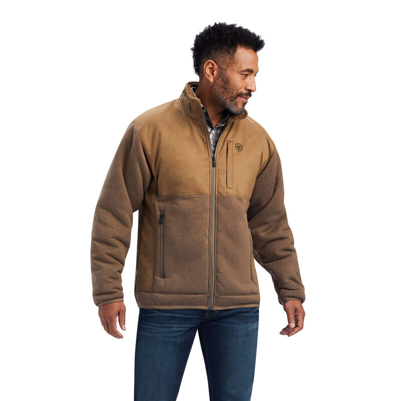 Chaqueta Ariat Grizzly Canvas Bluff Marrones Hombre - Chile 205-SPBKEY